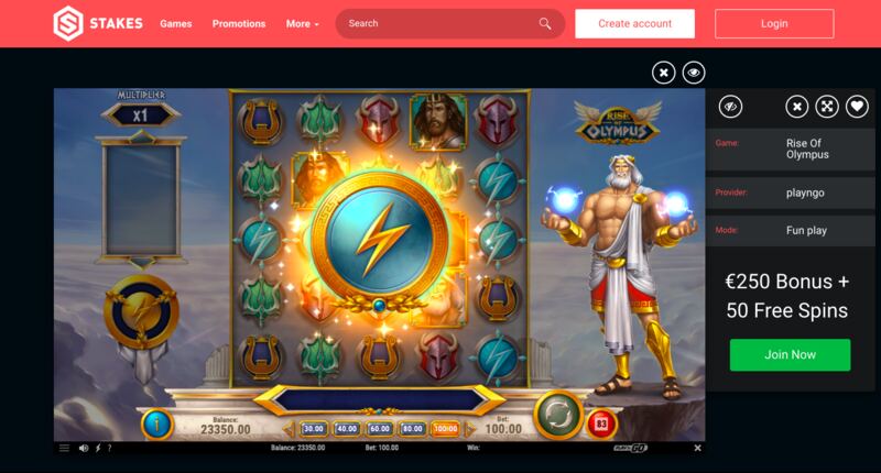 Les jeux Stakes777 dans l'application mobile ne sont pas différents de la version PC